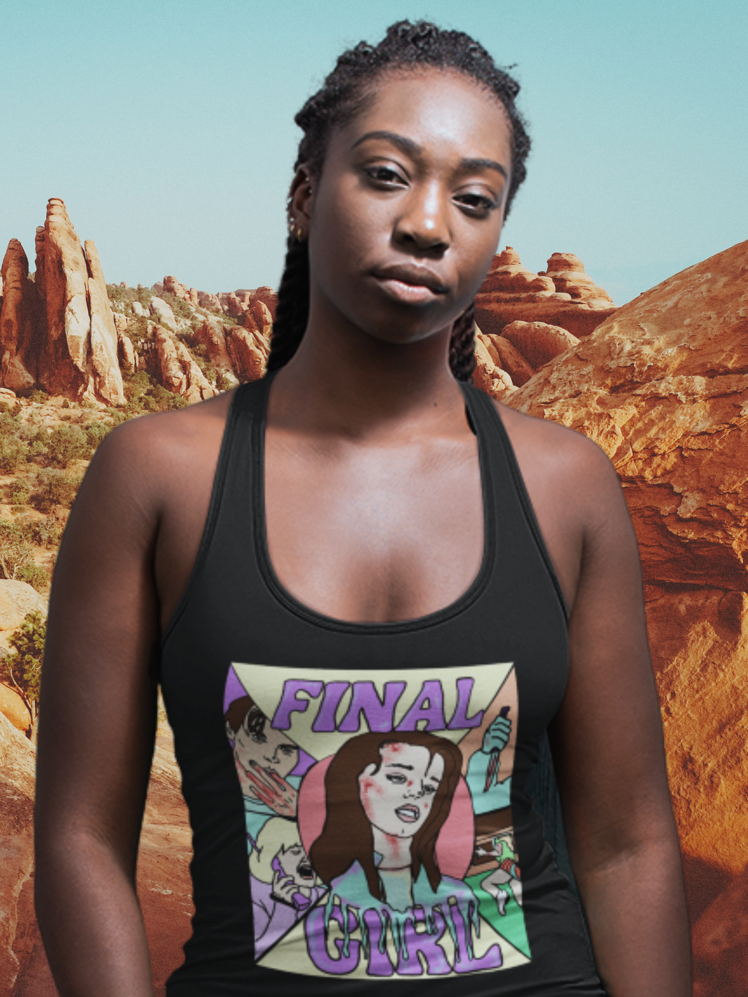 Final Girl Racerback Tank