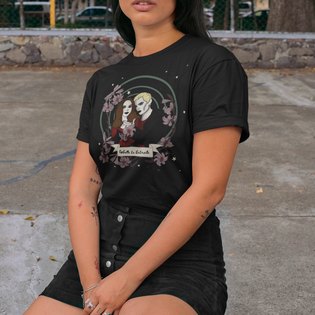 “Eyeballs to Entrails” Spike & Drusilla  Super Soft T-shirt