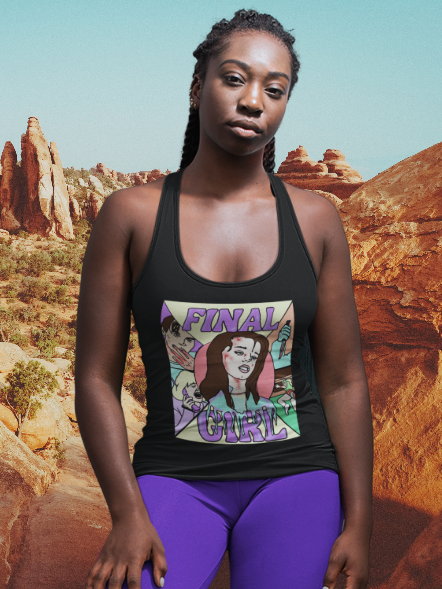 Final Girl Racerback Tank