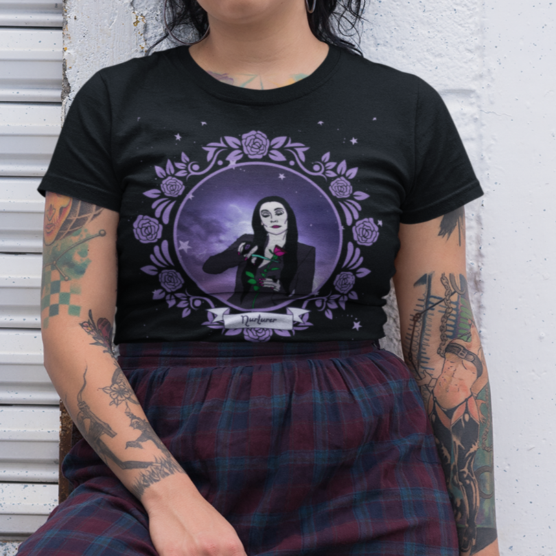 “Nurturer” Morticia Unisex T-shirt