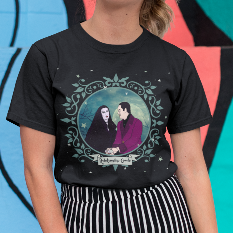 “Relationship Goals” Gomez & Morticia Unisex T-shirt