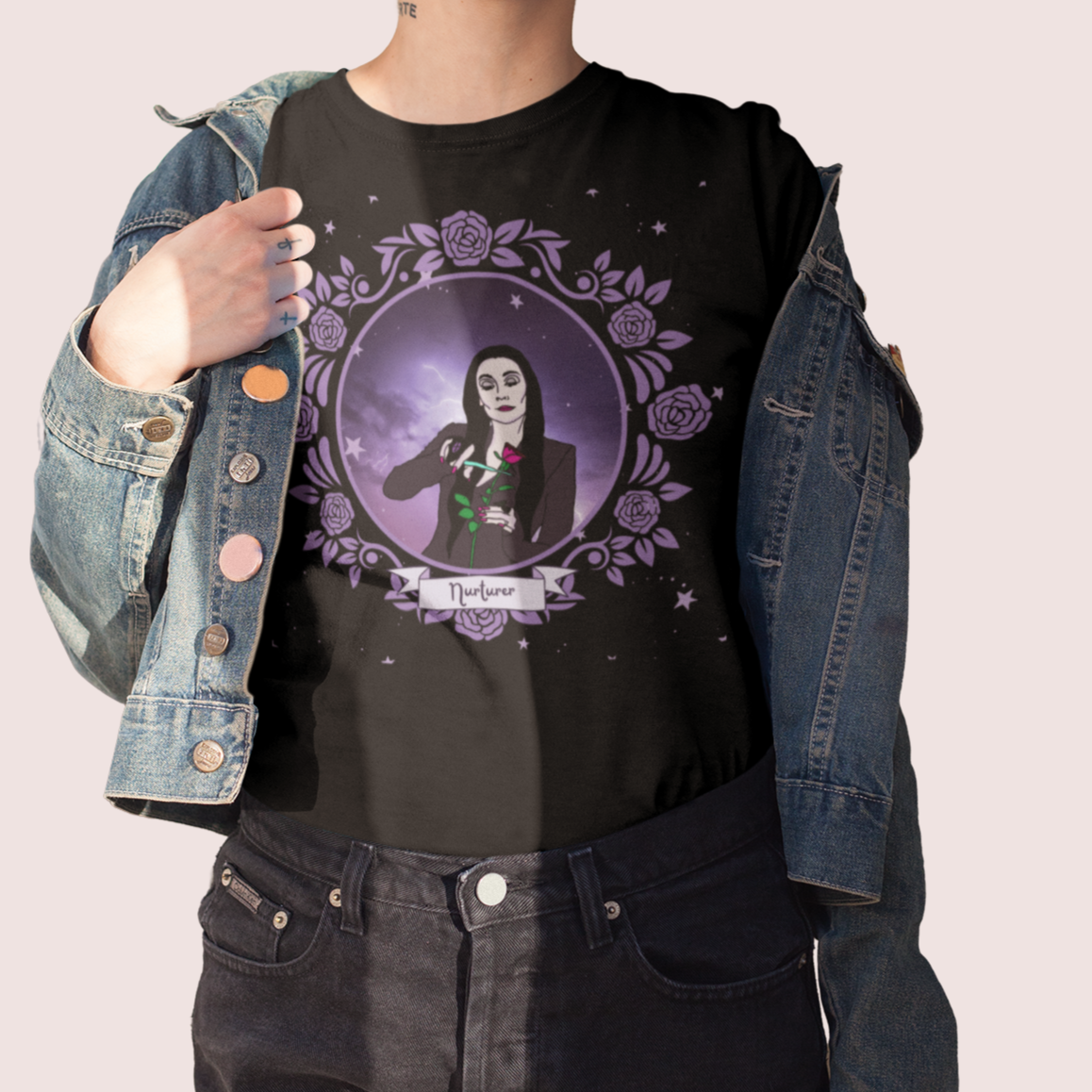 “Nurturer” Morticia Unisex T-shirt